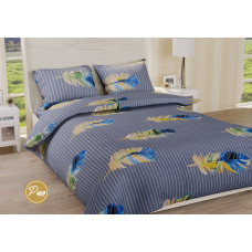 Постельное белье Ранфорс Органик Р 409 Leleka-Textile семейный цветной