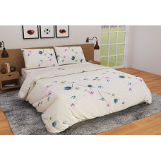 Постельное белье Ранфорс Органик Р 552 Leleka-Textile полуторный цветной