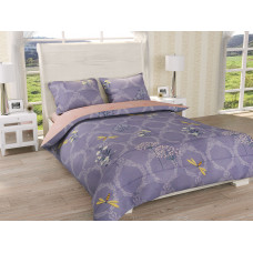 Постельное белье Ранфорс Органик Р 554Д Leleka-Textile двуспальный Евро цветной